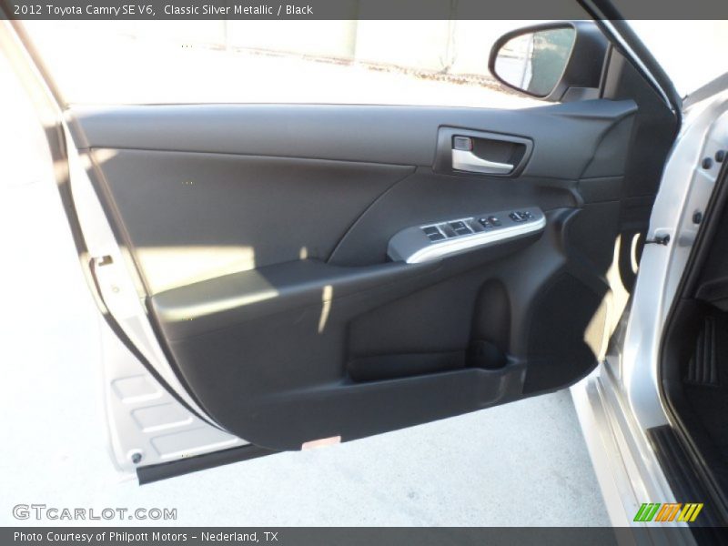 Classic Silver Metallic / Black 2012 Toyota Camry SE V6