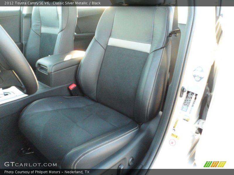 Classic Silver Metallic / Black 2012 Toyota Camry SE V6