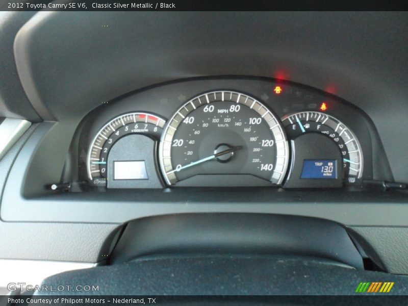 Classic Silver Metallic / Black 2012 Toyota Camry SE V6