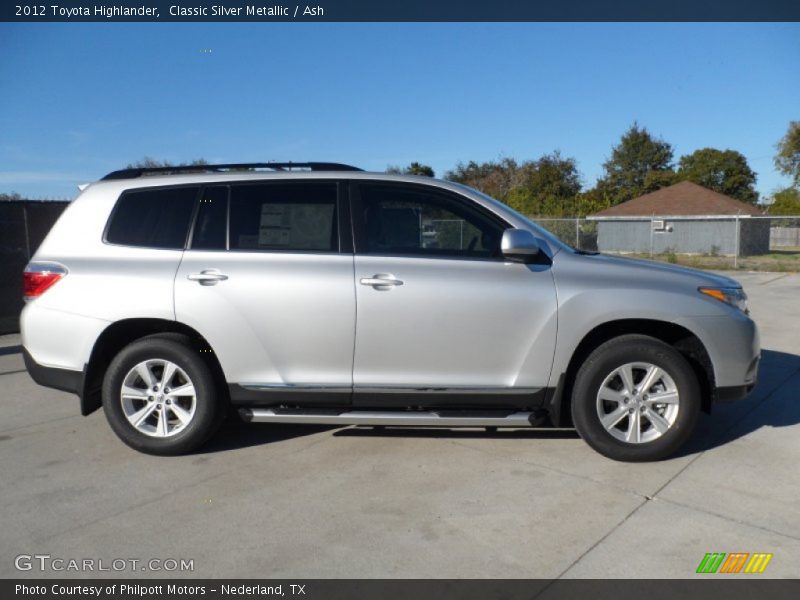 Classic Silver Metallic / Ash 2012 Toyota Highlander