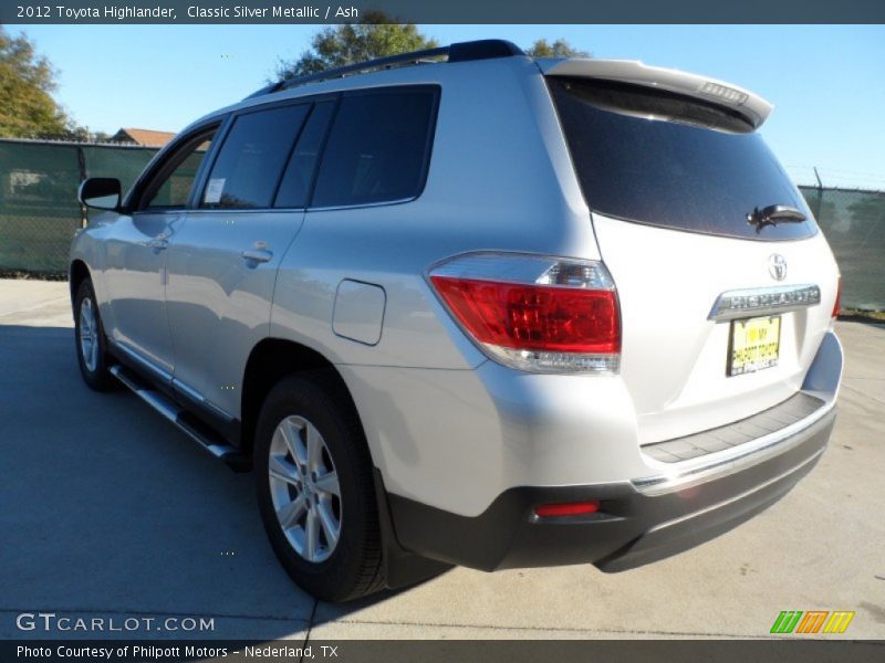Classic Silver Metallic / Ash 2012 Toyota Highlander