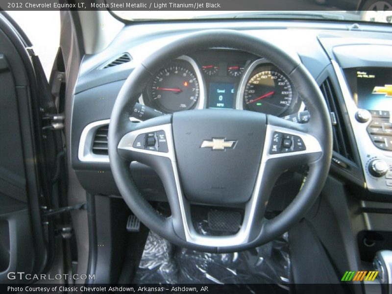 Mocha Steel Metallic / Light Titanium/Jet Black 2012 Chevrolet Equinox LT