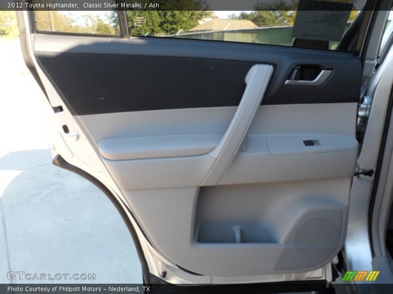 Classic Silver Metallic / Ash 2012 Toyota Highlander