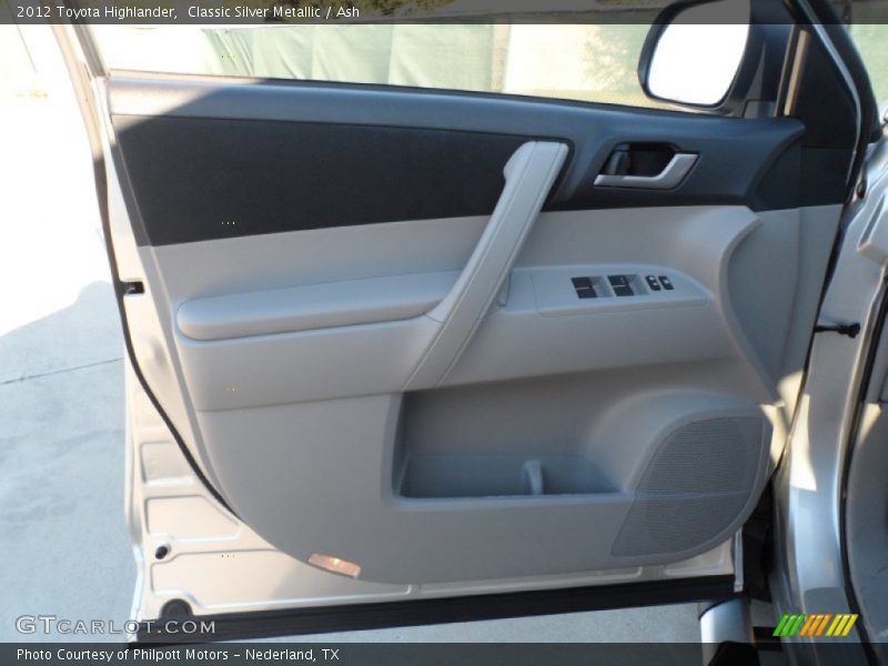 Classic Silver Metallic / Ash 2012 Toyota Highlander