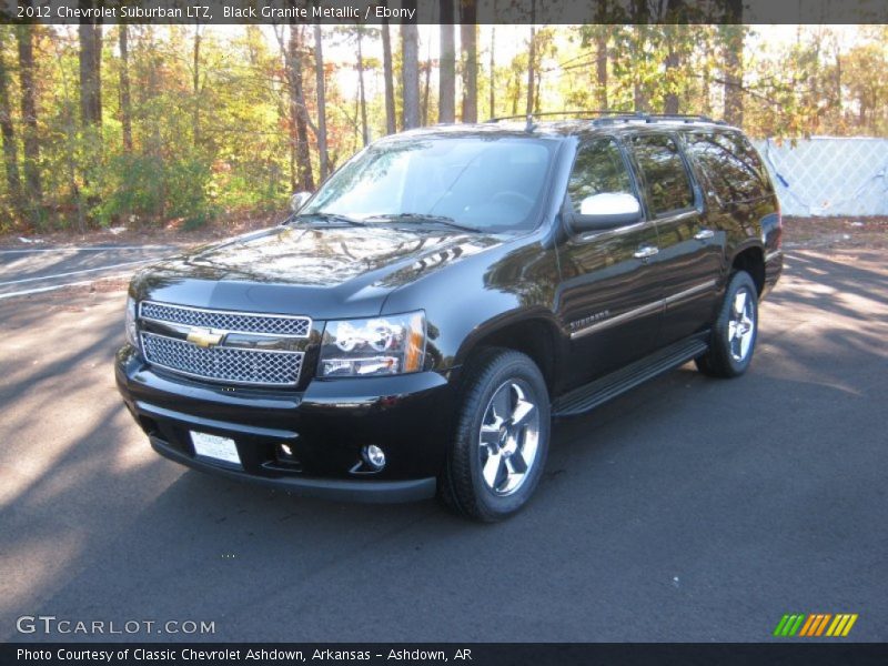 Black Granite Metallic / Ebony 2012 Chevrolet Suburban LTZ