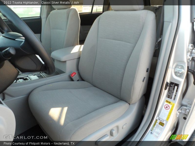 Classic Silver Metallic / Ash 2012 Toyota Highlander