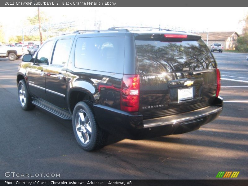 Black Granite Metallic / Ebony 2012 Chevrolet Suburban LTZ