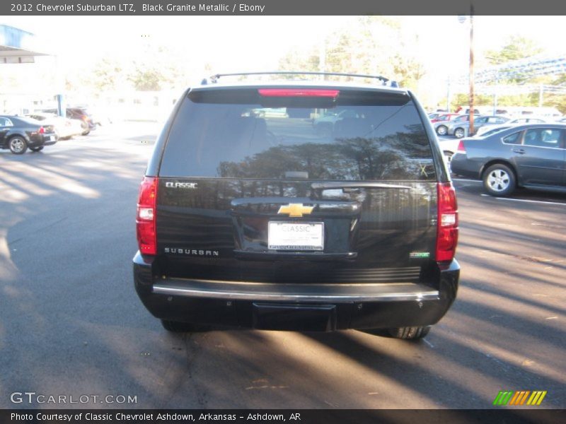 Black Granite Metallic / Ebony 2012 Chevrolet Suburban LTZ