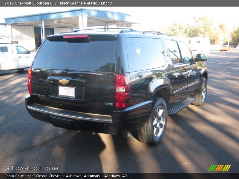 Black Granite Metallic / Ebony 2012 Chevrolet Suburban LTZ