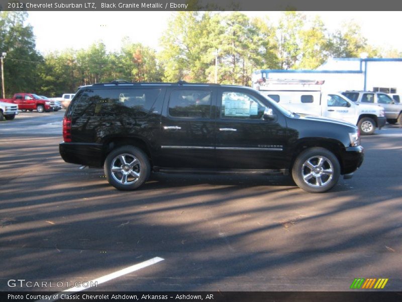 Black Granite Metallic / Ebony 2012 Chevrolet Suburban LTZ