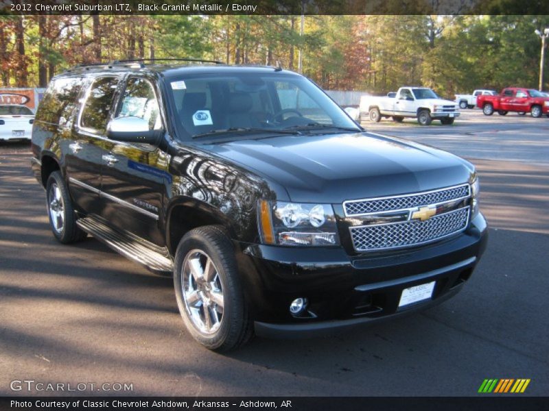 Black Granite Metallic / Ebony 2012 Chevrolet Suburban LTZ