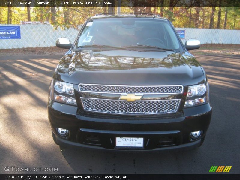 Black Granite Metallic / Ebony 2012 Chevrolet Suburban LTZ