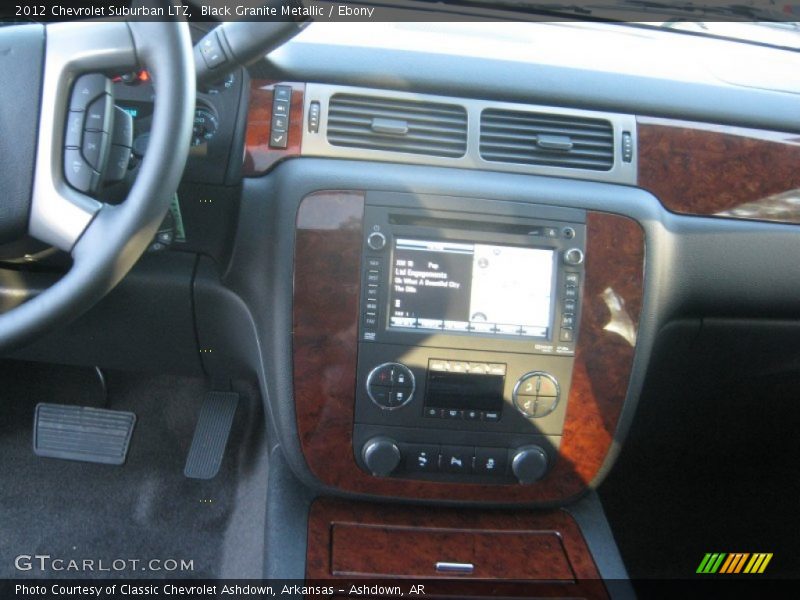 Black Granite Metallic / Ebony 2012 Chevrolet Suburban LTZ