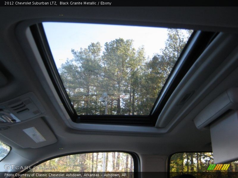 Black Granite Metallic / Ebony 2012 Chevrolet Suburban LTZ