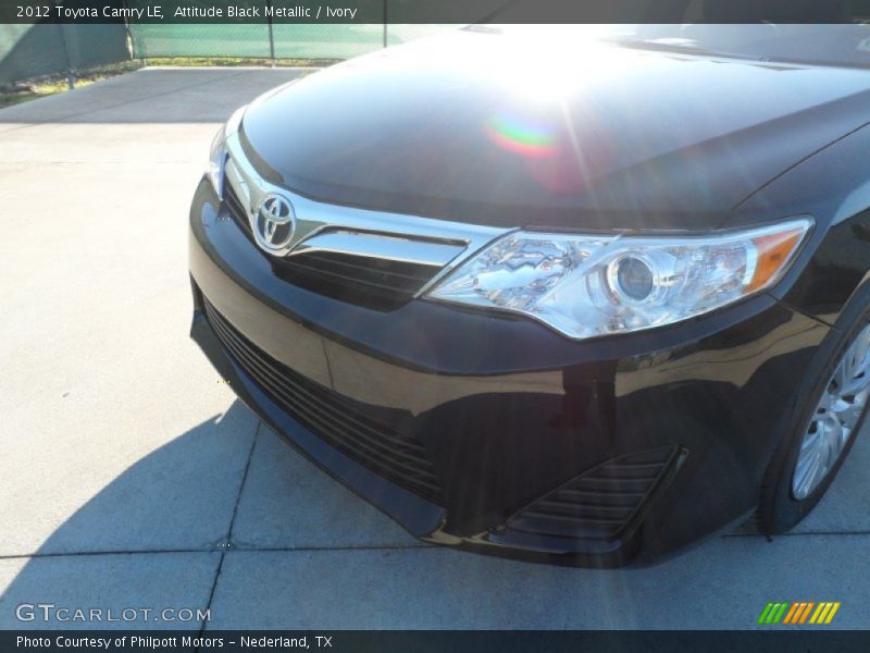 Attitude Black Metallic / Ivory 2012 Toyota Camry LE