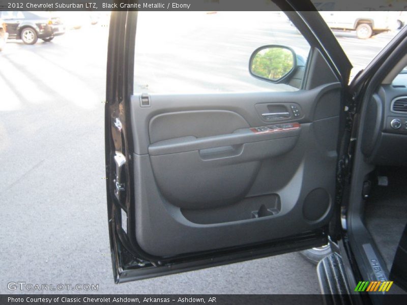 Black Granite Metallic / Ebony 2012 Chevrolet Suburban LTZ