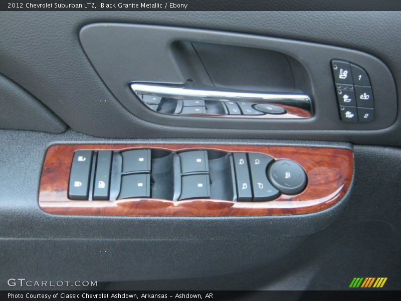 Black Granite Metallic / Ebony 2012 Chevrolet Suburban LTZ