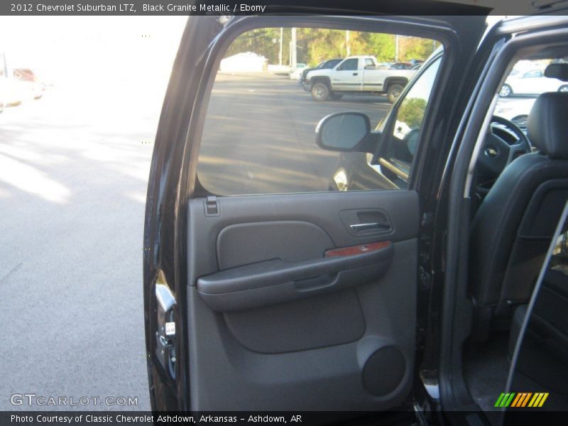 Black Granite Metallic / Ebony 2012 Chevrolet Suburban LTZ