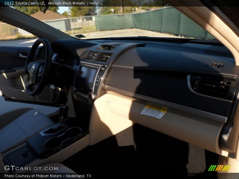 Attitude Black Metallic / Ivory 2012 Toyota Camry LE