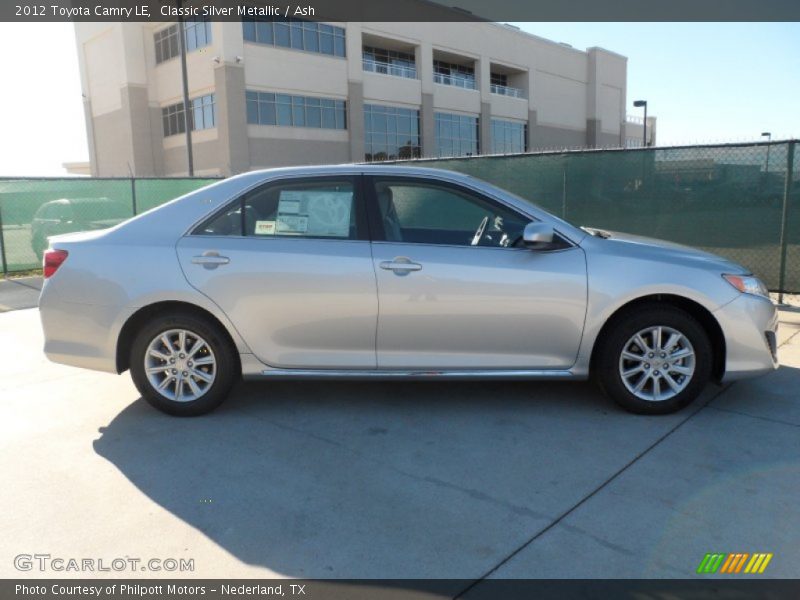Classic Silver Metallic / Ash 2012 Toyota Camry LE