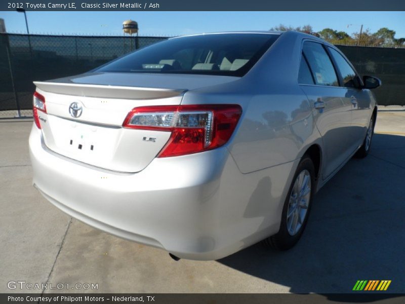 Classic Silver Metallic / Ash 2012 Toyota Camry LE