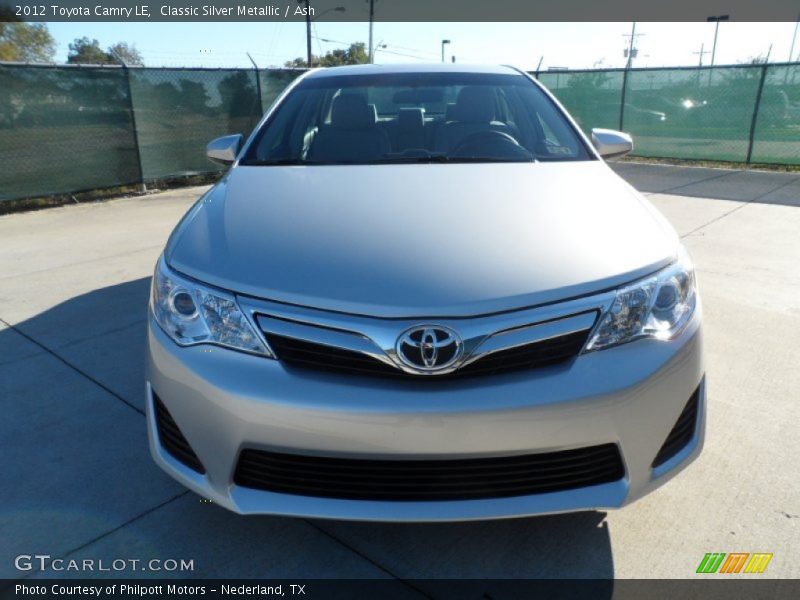 Classic Silver Metallic / Ash 2012 Toyota Camry LE