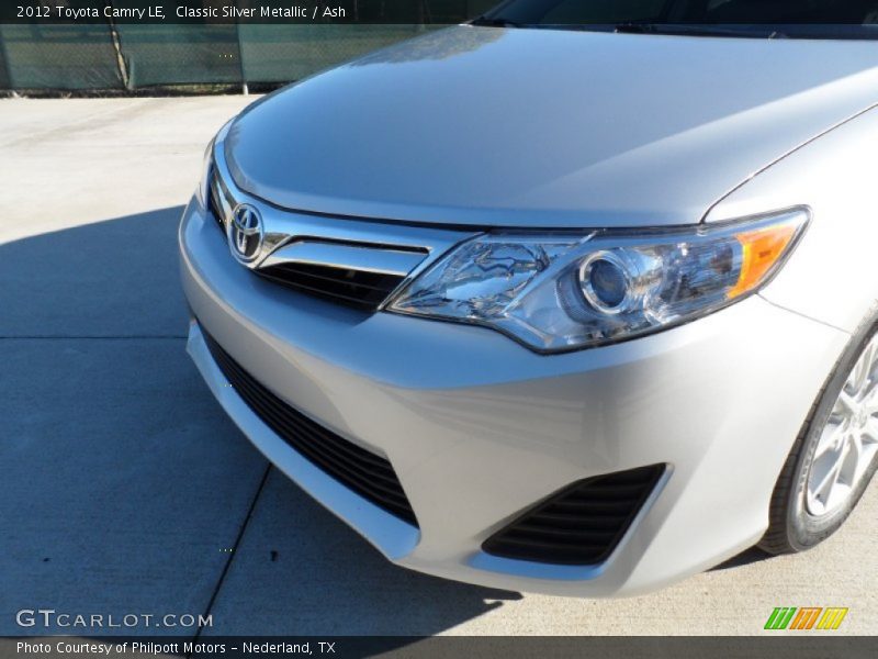 Classic Silver Metallic / Ash 2012 Toyota Camry LE