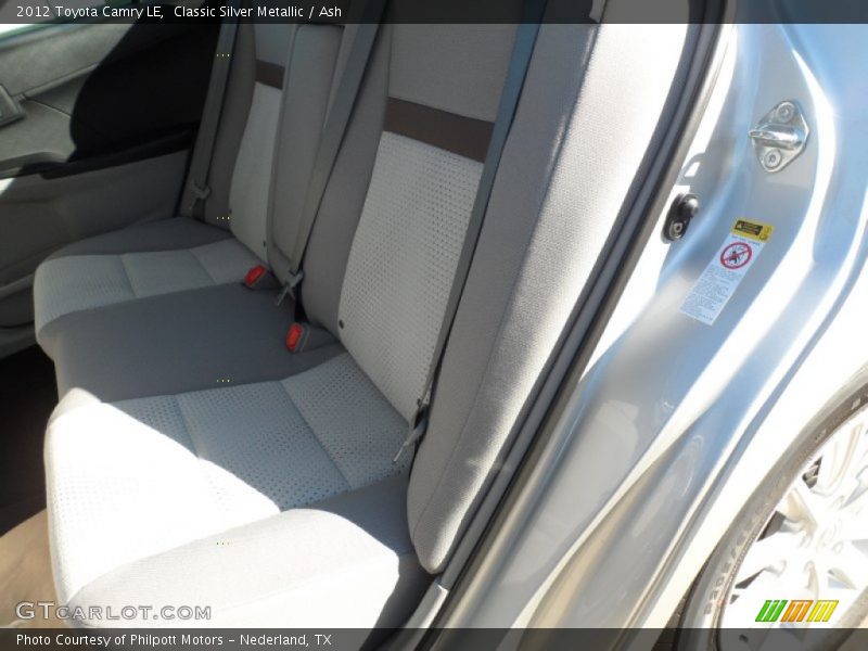 Classic Silver Metallic / Ash 2012 Toyota Camry LE