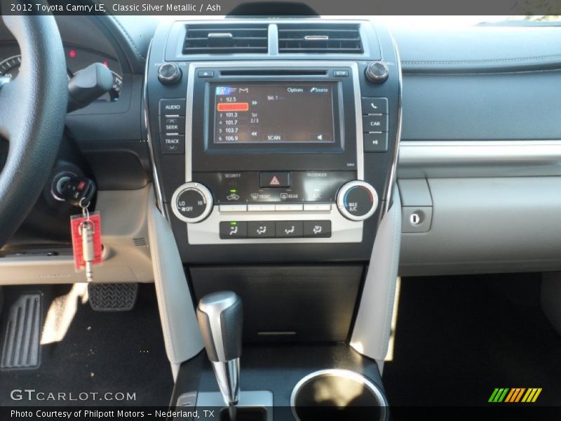 Classic Silver Metallic / Ash 2012 Toyota Camry LE