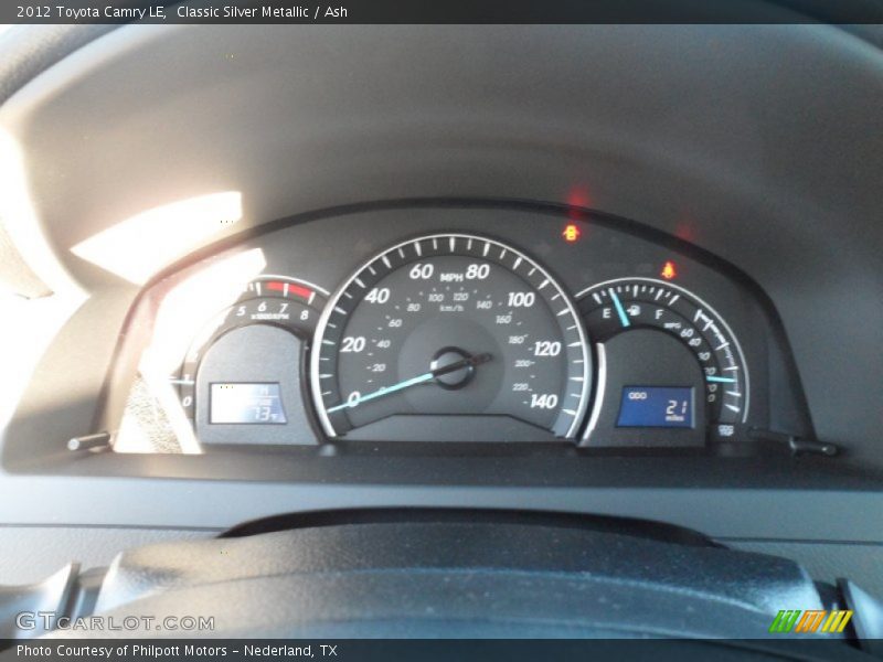  2012 Camry LE LE Gauges