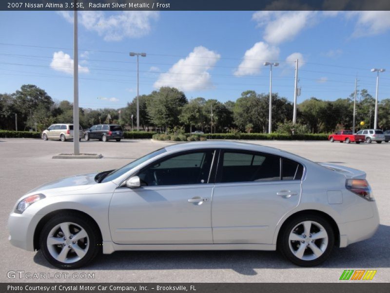 Radiant Silver Metallic / Frost 2007 Nissan Altima 3.5 SE