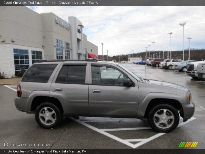 Graystone Metallic / Ebony 2008 Chevrolet TrailBlazer LT 4x4