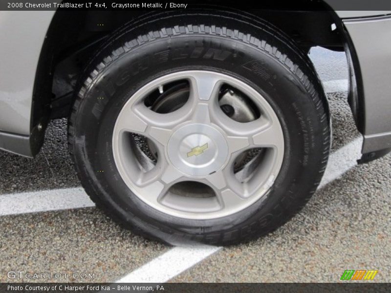 Graystone Metallic / Ebony 2008 Chevrolet TrailBlazer LT 4x4