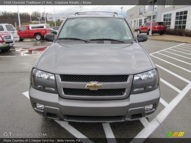 Graystone Metallic / Ebony 2008 Chevrolet TrailBlazer LT 4x4