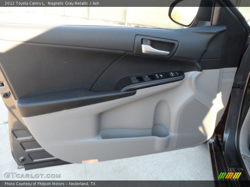 Magnetic Gray Metallic / Ash 2012 Toyota Camry L