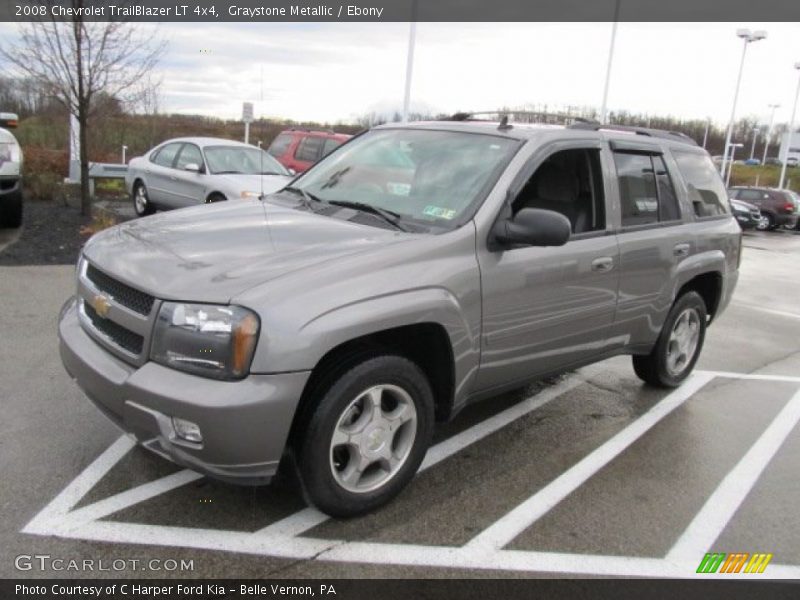 Graystone Metallic / Ebony 2008 Chevrolet TrailBlazer LT 4x4