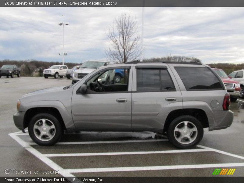 Graystone Metallic / Ebony 2008 Chevrolet TrailBlazer LT 4x4