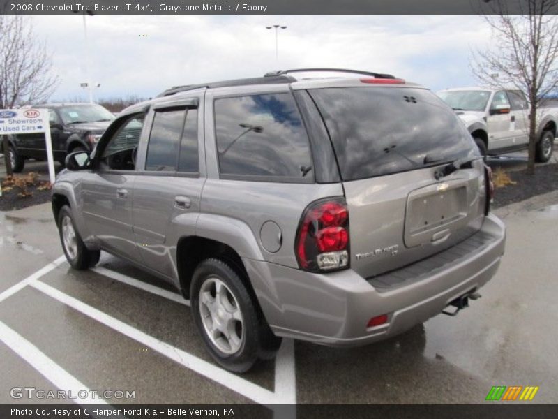 Graystone Metallic / Ebony 2008 Chevrolet TrailBlazer LT 4x4