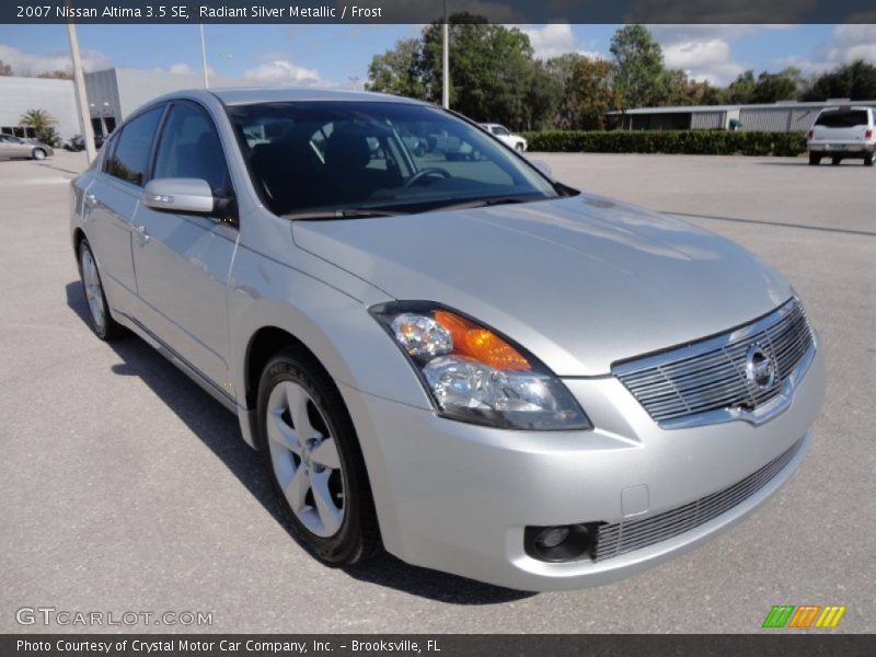 Radiant Silver Metallic / Frost 2007 Nissan Altima 3.5 SE
