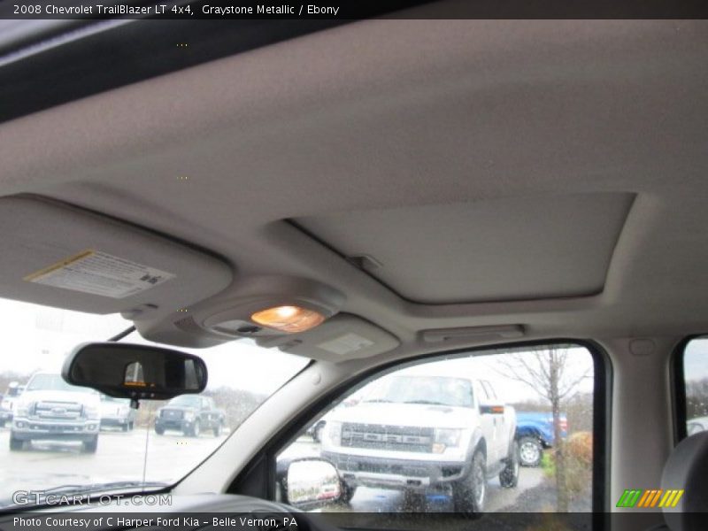 Graystone Metallic / Ebony 2008 Chevrolet TrailBlazer LT 4x4