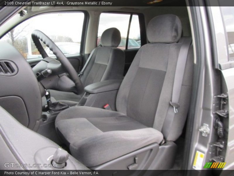Graystone Metallic / Ebony 2008 Chevrolet TrailBlazer LT 4x4