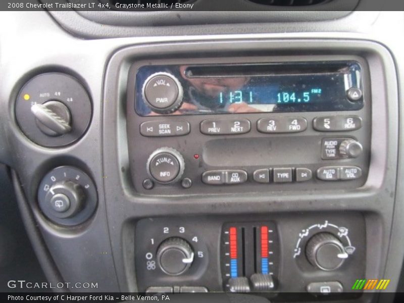 Graystone Metallic / Ebony 2008 Chevrolet TrailBlazer LT 4x4