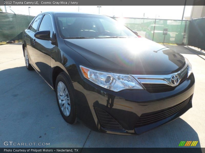 Cosmic Gray Mica / Ivory 2012 Toyota Camry LE