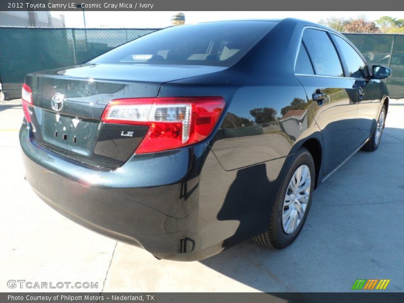 Cosmic Gray Mica / Ivory 2012 Toyota Camry LE