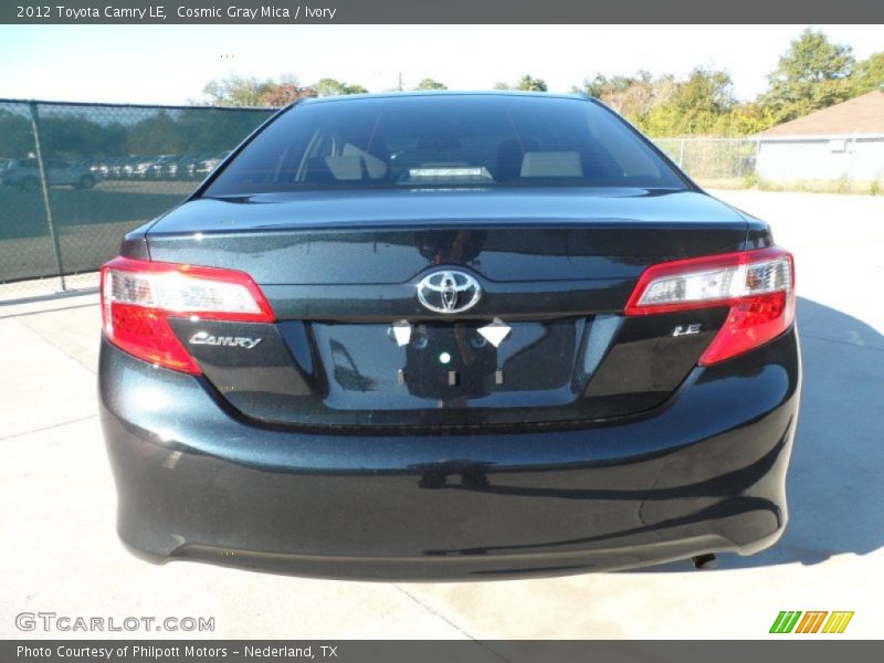 Cosmic Gray Mica / Ivory 2012 Toyota Camry LE