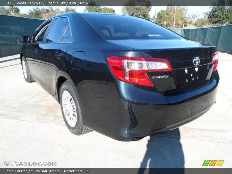 Cosmic Gray Mica / Ivory 2012 Toyota Camry LE