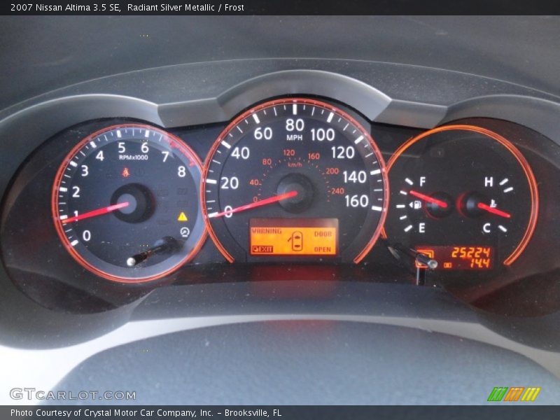 Radiant Silver Metallic / Frost 2007 Nissan Altima 3.5 SE