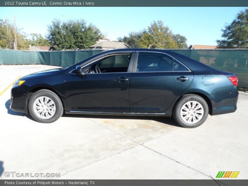 Cosmic Gray Mica / Ivory 2012 Toyota Camry LE