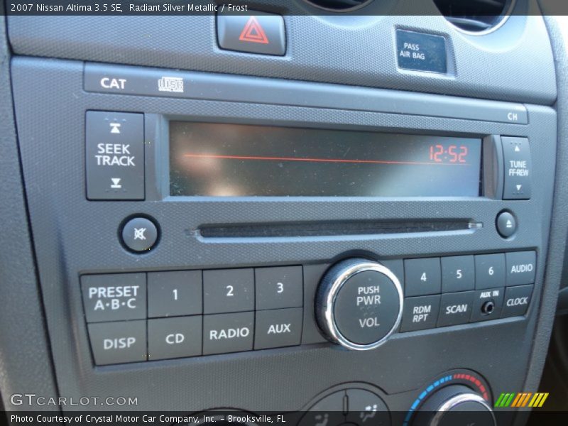 Radiant Silver Metallic / Frost 2007 Nissan Altima 3.5 SE