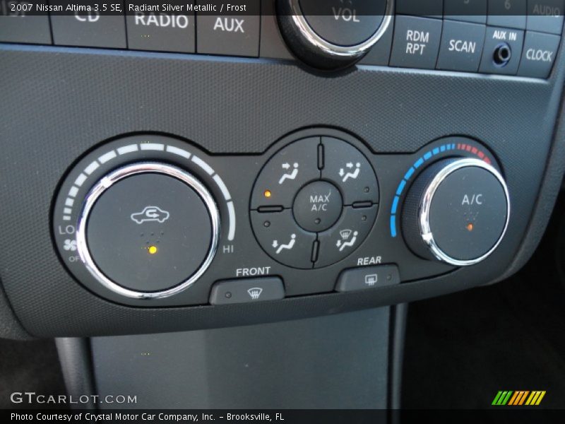 Radiant Silver Metallic / Frost 2007 Nissan Altima 3.5 SE